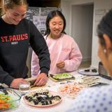 St. Paul's School Photo #15 - A night of sushi making in Warren.