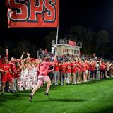 St. Paul's School Photo #16 - Game nights under the lights are a big draw for Big Red.