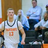 Hargrave Military Academy Photo #10 - A Hargrave varsity basketball player driving up court in front of a home crowd
