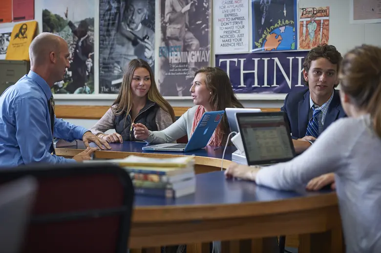 Brewster Academy Photo #3 - The Academy's teachers are prepared and trained at the Brewster Summer Institute, a professional development program designed to assist teachers in maximizing student growth. Each instructor is placed on a nine-member teaching team. Each team teaches and advises students in a single grade, allowing for constant communication and interaction. Teams meet three times weekly to discuss each student's progress