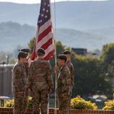 Fishburne Military School Photo #3 - Cadets are involved in many activities while at FMS. Each morning & evening, Fishburne's Color Guard raises & lowers the colors on Fishburne's historic campus.