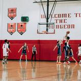 Stuart Hall School Photo #3 - Boys Varsity Basketball in action during a home game