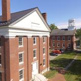 North Yarmouth Academy Photo #23 - NYA's Russell Hall and Academy Hall, two of the historic buildings on campus. Russell Hall is fully restored and home to our modern and classical languages as well is some history classes.