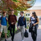 North Yarmouth Academy Photo #20 - NYA's beautiful campus is similar to a college, where students walk from building to building for various classes. We are flanked by the Royal River and Casco Bay, both rich areas for study!